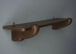 Vintage Art Deco Wandregal, 1920er