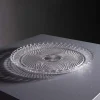 Vintage Baccarat Servierplatte aus Kristallglas, 1970