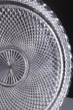 Vintage Baccarat Servierplatte aus Kristallglas, 1970
