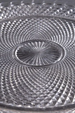 Vintage Baccarat Servierplatte aus Kristallglas, 1970