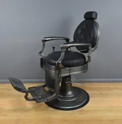 Vintage Barber Chair aus Metall