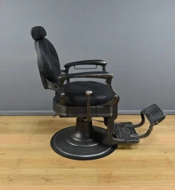 Vintage Barber Chair aus Metall