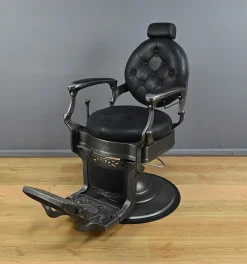Vintage Barber Chair aus Metall