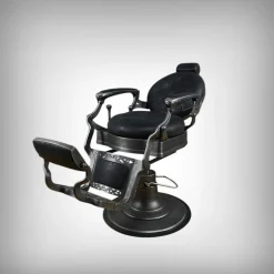 Vintage Barber Chair aus Metall