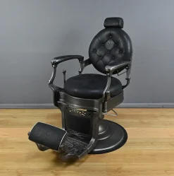 Vintage Barber Chair aus Metall