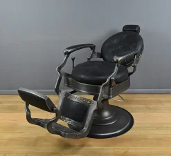 Vintage Barber Chair aus Metall