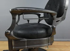 Vintage Barber Chair aus Metall