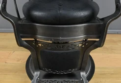 Vintage Barber Chair aus Metall