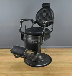 Vintage Barber Chair aus Metall