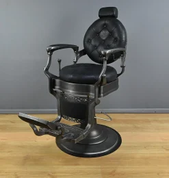 Vintage Barber Chair aus Metall