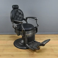 Vintage Barber Chair aus Metall