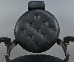 Vintage Barber Chair aus Metall