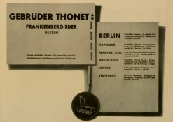 Vintage Bauhaus Garderobe von Thonet, 1934
