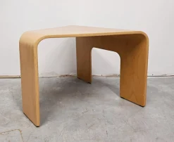 Vintage Beistelltisch aus Buche & Schichtholz von Ekornes Stressless, 1980er