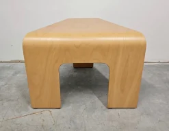 Vintage Beistelltisch aus Buche & Schichtholz von Ekornes Stressless, 1980er