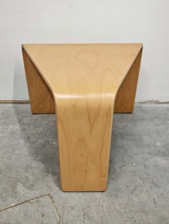 Vintage Beistelltisch aus Buche & Schichtholz von Ekornes Stressless, 1980er