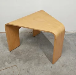 Vintage Beistelltisch aus Buche & Schichtholz von Ekornes Stressless, 1980er