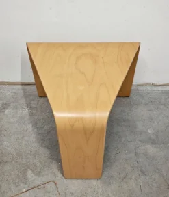 Vintage Beistelltisch aus Buche & Schichtholz von Ekornes Stressless, 1980er