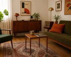 Vintage Beistelltisch aus Teak, 1950er
