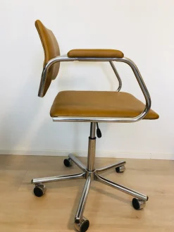 Vintage Bürostuhl in Senfgelb von Kovona, 1970er