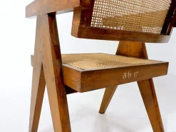 Vintage Bürostuhl von Pierre Jeanneret, 1950er