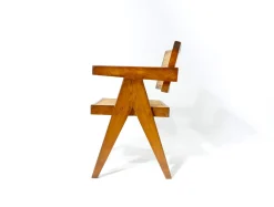 Vintage Bürostuhl von Pierre Jeanneret, 1950er