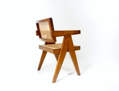 Vintage Bürostuhl von Pierre Jeanneret, 1950er