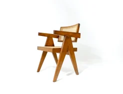 Vintage Bürostuhl von Pierre Jeanneret, 1950er