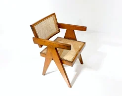 Vintage Bürostuhl von Pierre Jeanneret, 1950er