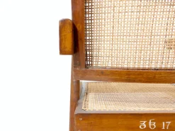 Vintage Bürostuhl von Pierre Jeanneret, 1950er