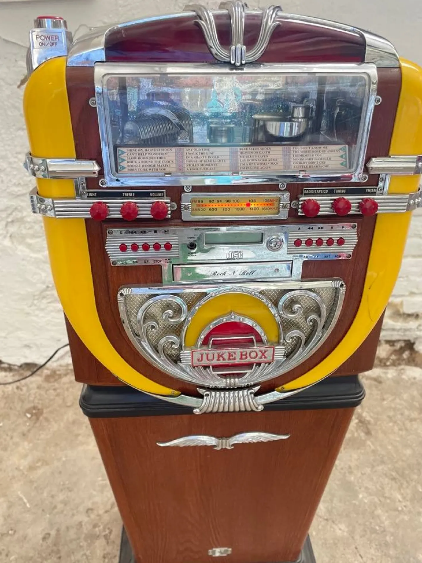 Vintage CD-Radio im Jukebox-Stil von Polyconcept, 1997