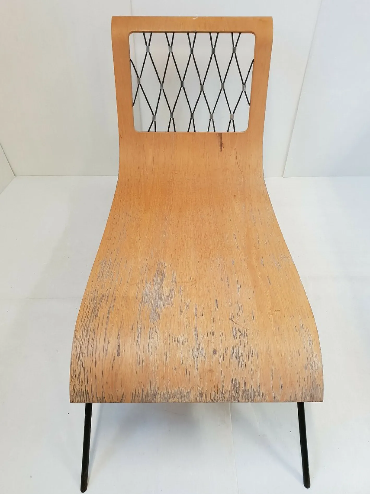Vintage Chaiselongue von Jean Prouvé & Jules Leleu, 1950er