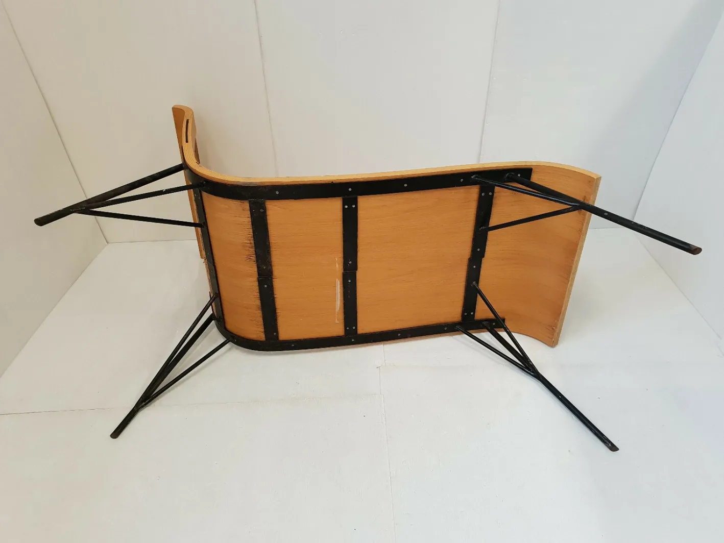 Vintage Chaiselongue von Jean Prouvé & Jules Leleu, 1950er