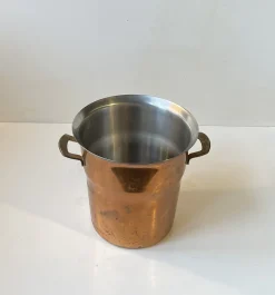 Vintage Champagnerkühler aus Kupfer & Messing von Spring Culinox, Schweiz, 1970er