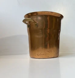 Vintage Champagnerkühler aus Kupfer & Messing von Spring Culinox, Schweiz, 1970er