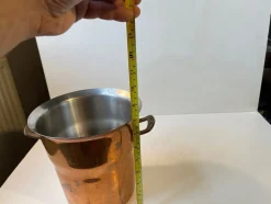 Vintage Champagnerkühler aus Kupfer & Messing von Spring Culinox, Schweiz, 1970er