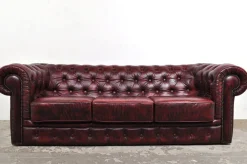 Vintage Chesterfield 3-Sitzer Sofa, 1970er