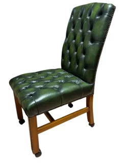 Vintage Chesterfield-Stil Bürostuhl mit Rollen