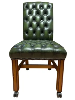 Vintage Chesterfield-Stil Bürostuhl mit Rollen