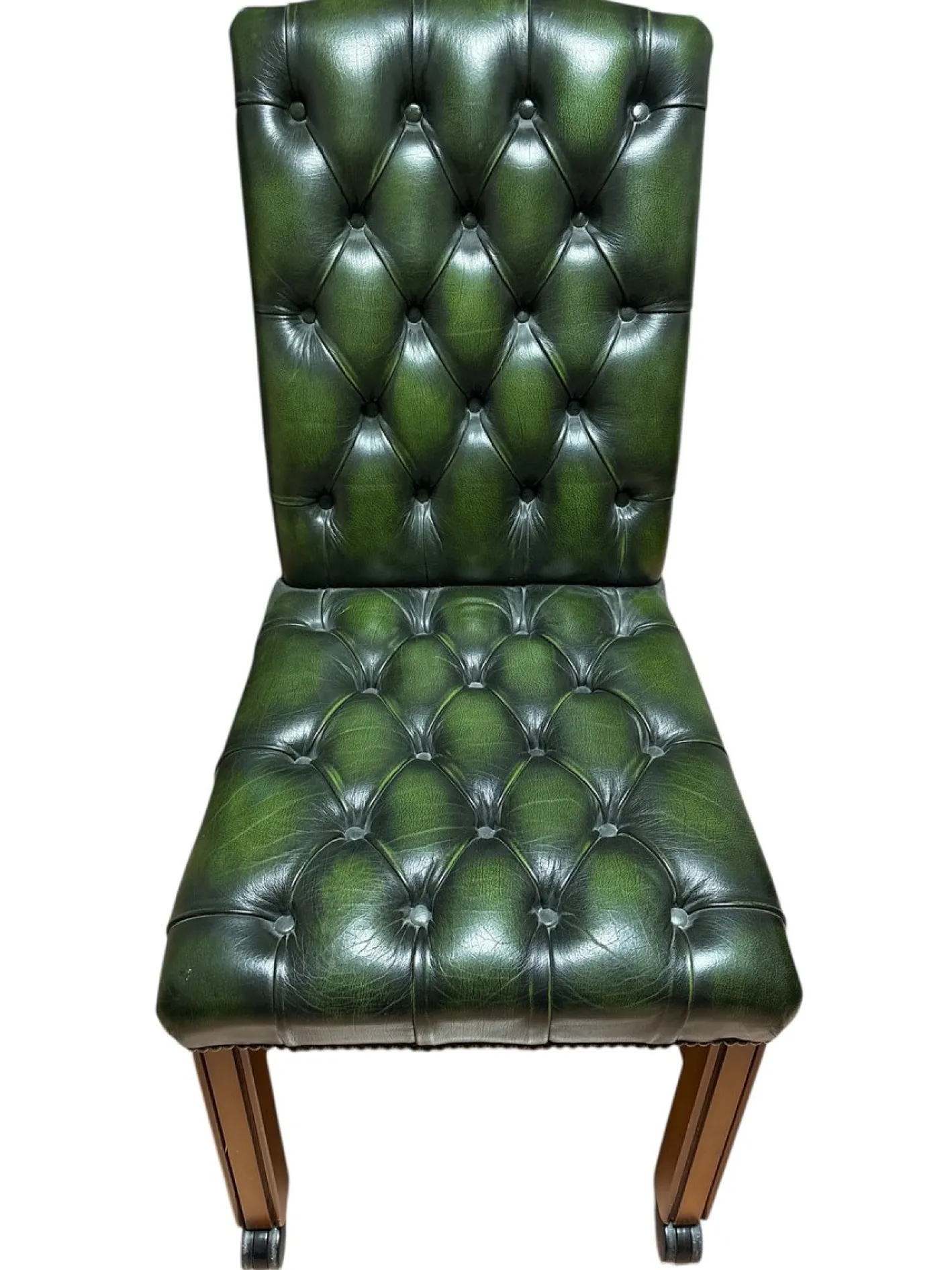 Vintage Chesterfield-Stil Bürostuhl mit Rollen