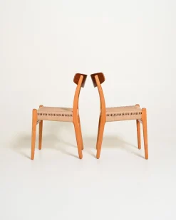 Vintage CH23 Stühle von Hans J. Wegner für Carl Hansen & Søn, 1950er, 6er Set