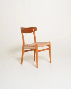 Vintage CH23 Stühle von Hans J. Wegner für Carl Hansen & Søn, 1950er, 6er Set
