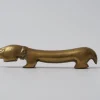 Vintage Dachshund Flaschenöffner aus Messing von Walter Bosse für Herta Baller, 1950er