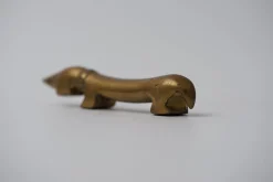 Vintage Dachshund Flaschenöffner aus Messing von Walter Bosse für Herta Baller, 1950er