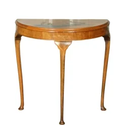 Vintage Demi Lune Tisch von Northampton Cabinet Company