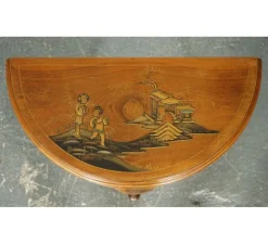 Vintage Demi Lune Tisch von Northampton Cabinet Company