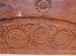 Vintage Doppelbett aus Zedernholz, Swat-Tal, Pakistan