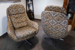 Vintage Drehstühle mit Hoher Rückenlehne von Up Závody, 1960er, 2er Set
