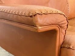 Vintage DS-31 Drei-Sitzer Sofa aus Cognacfarbenem Leder von de Sede, 1970er