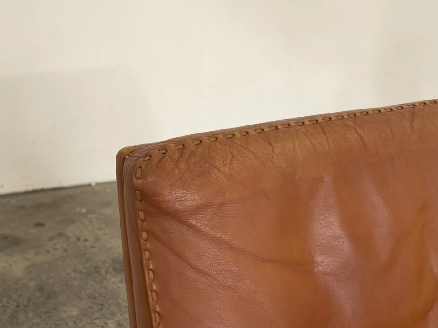 Vintage DS-31 Drei-Sitzer Sofa aus Cognacfarbenem Leder von de Sede, 1970er